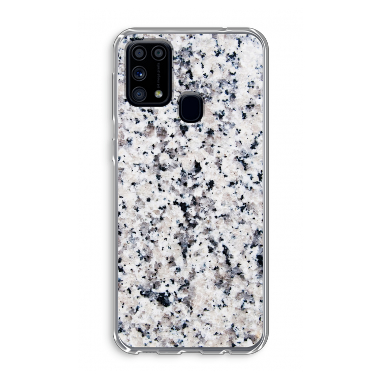 Gespikkelde marmer: Samsung Galaxy M31 Transparant Hoesje