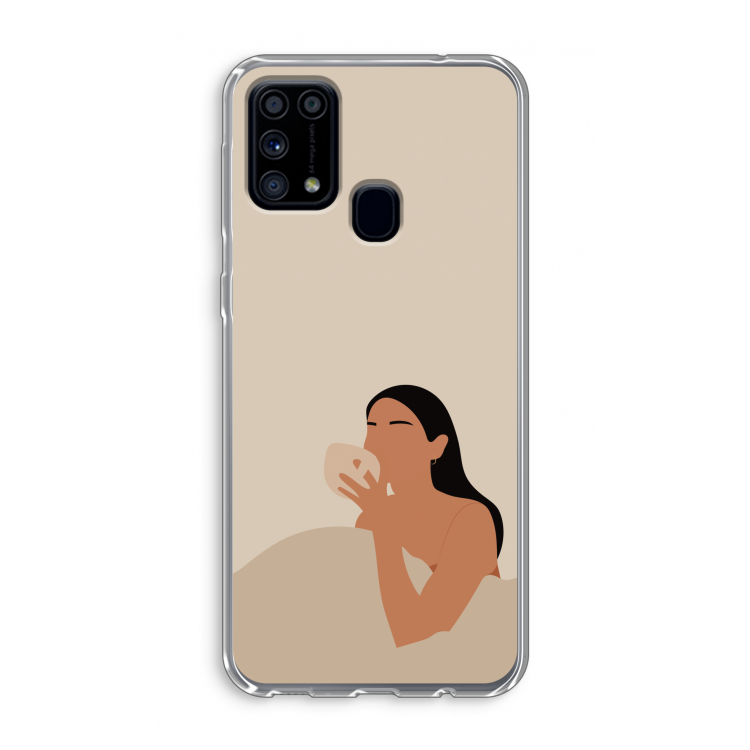 Fresh coffee: Samsung Galaxy M31 Transparant Hoesje