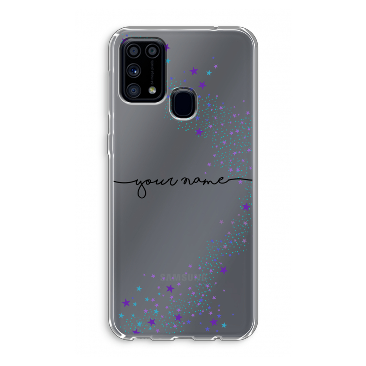 Sterren: Samsung Galaxy M31 Transparant Hoesje