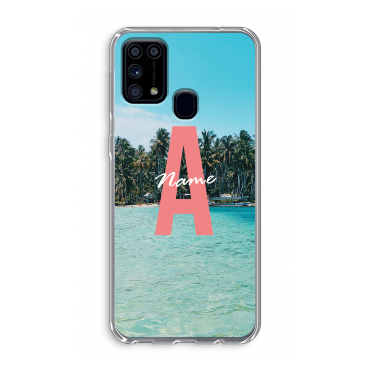 Pacific Dream: Samsung Galaxy M31 Transparant Hoesje