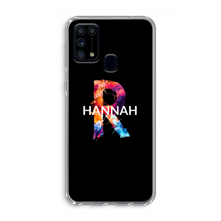 Abstract Spectrum: Samsung Galaxy M31 Transparant Hoesje