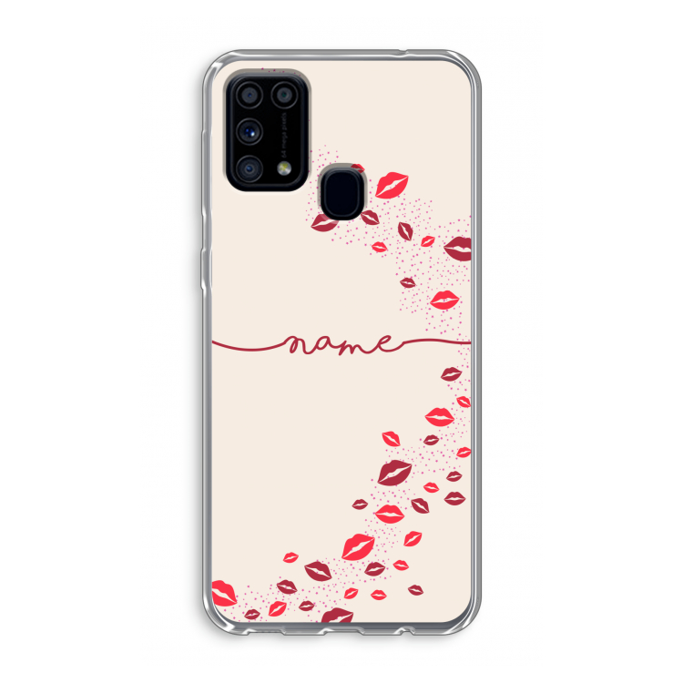 Kusjes: Samsung Galaxy M31 Transparant Hoesje