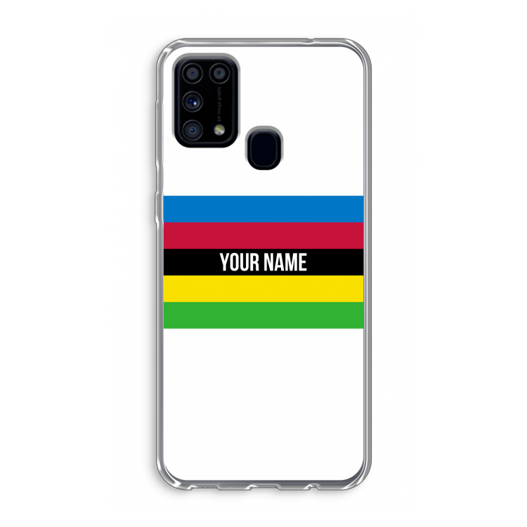 WK Wielrennen: Samsung Galaxy M31 Transparant Hoesje