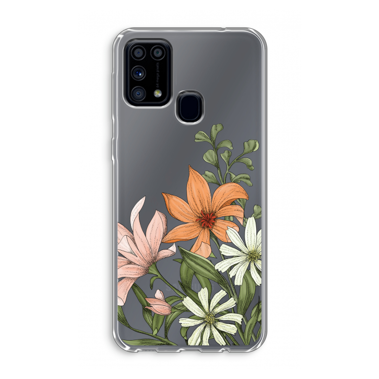 Floral bouquet: Samsung Galaxy M31 Transparant Hoesje