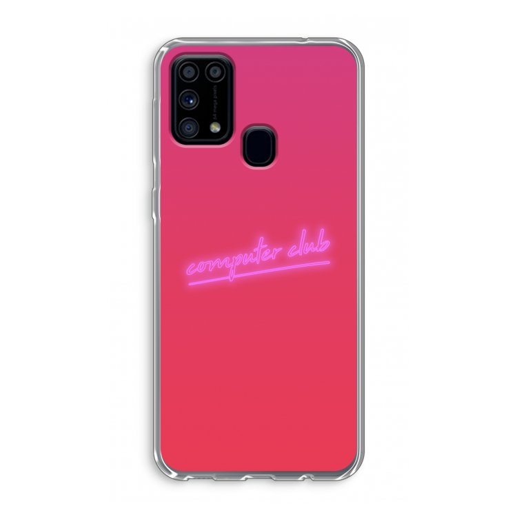 Vice Glow: Samsung Galaxy M31 Transparant Hoesje