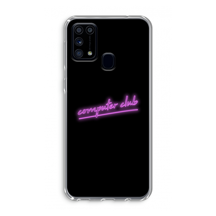 Vice Black: Samsung Galaxy M31 Transparant Hoesje
