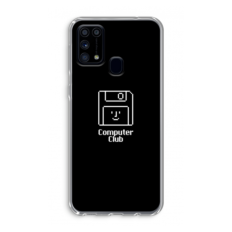 Hello: Samsung Galaxy M31 Transparant Hoesje