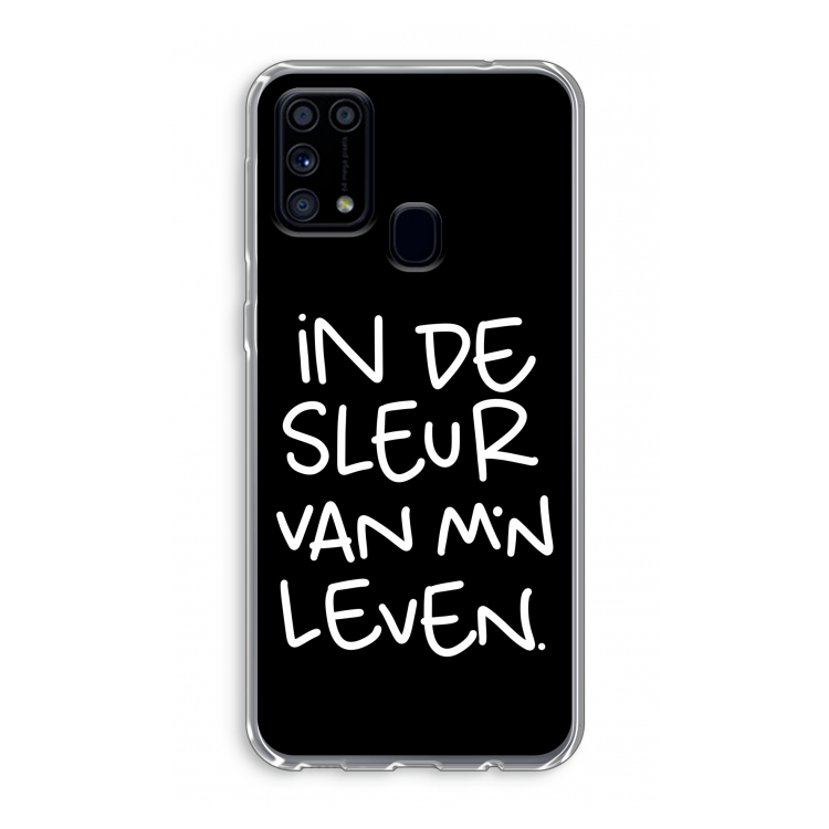 De Sleur: Samsung Galaxy M31 Transparant Hoesje