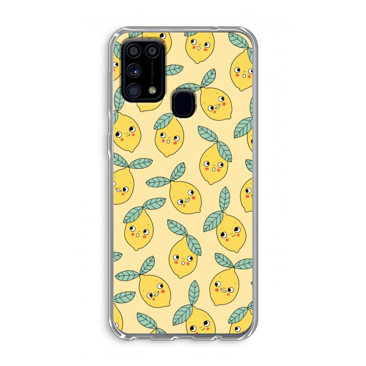 Citroenen: Samsung Galaxy M31 Transparant Hoesje