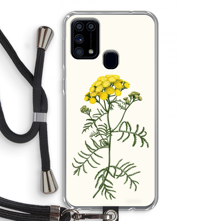 Tansy: Samsung Galaxy M31 Transparant Hoesje met koord