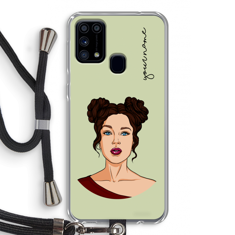 Pop-Art Creator: Samsung Galaxy M31 Transparant Hoesje met koord