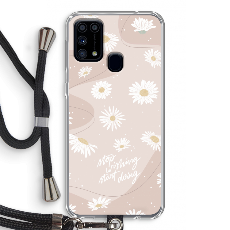 Daydreaming becomes reality: Samsung Galaxy M31 Transparant Hoesje met koord