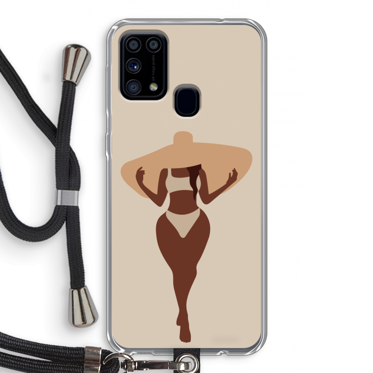 Let's get salty: Samsung Galaxy M31 Transparant Hoesje met koord