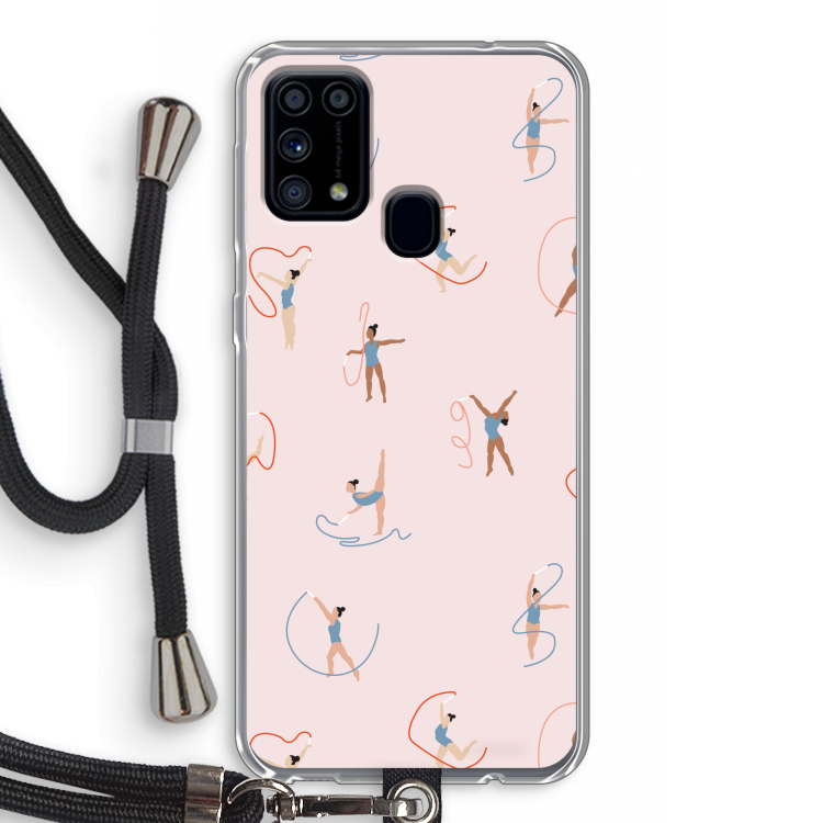 Dancing #3: Samsung Galaxy M31 Transparant Hoesje met koord