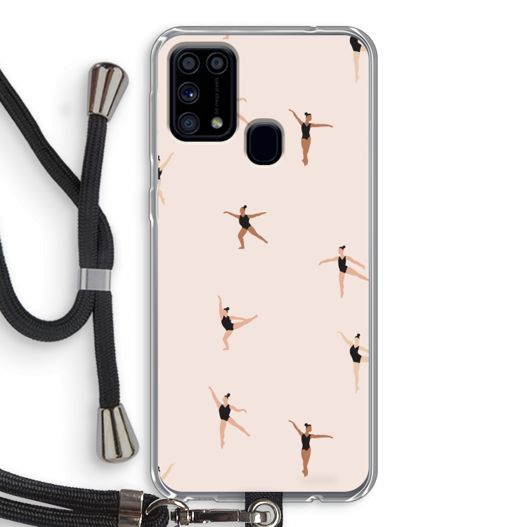 Dancing #1: Samsung Galaxy M31 Transparant Hoesje met koord