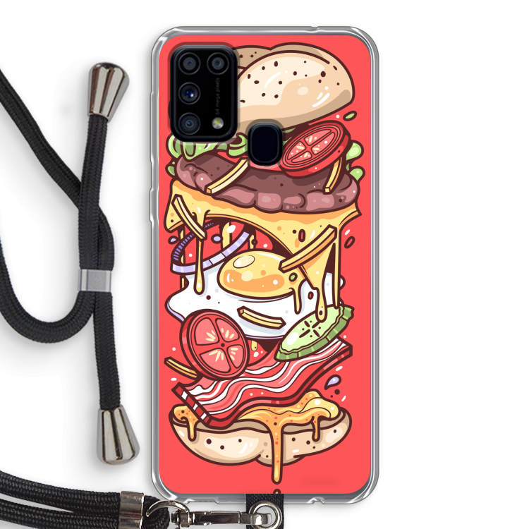Diet Coke Please: Samsung Galaxy M31 Transparant Hoesje met koord
