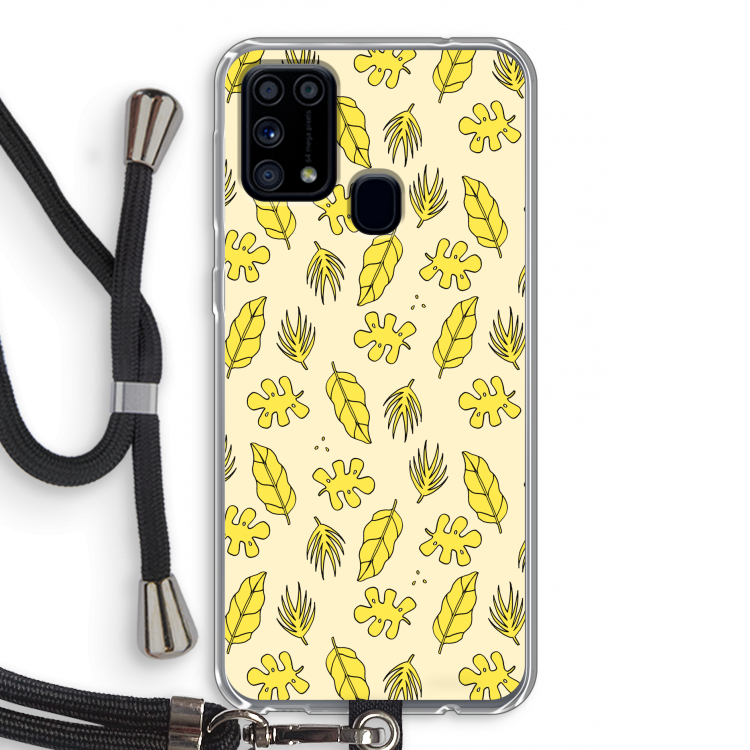 Herfst: Samsung Galaxy M31 Transparant Hoesje met koord