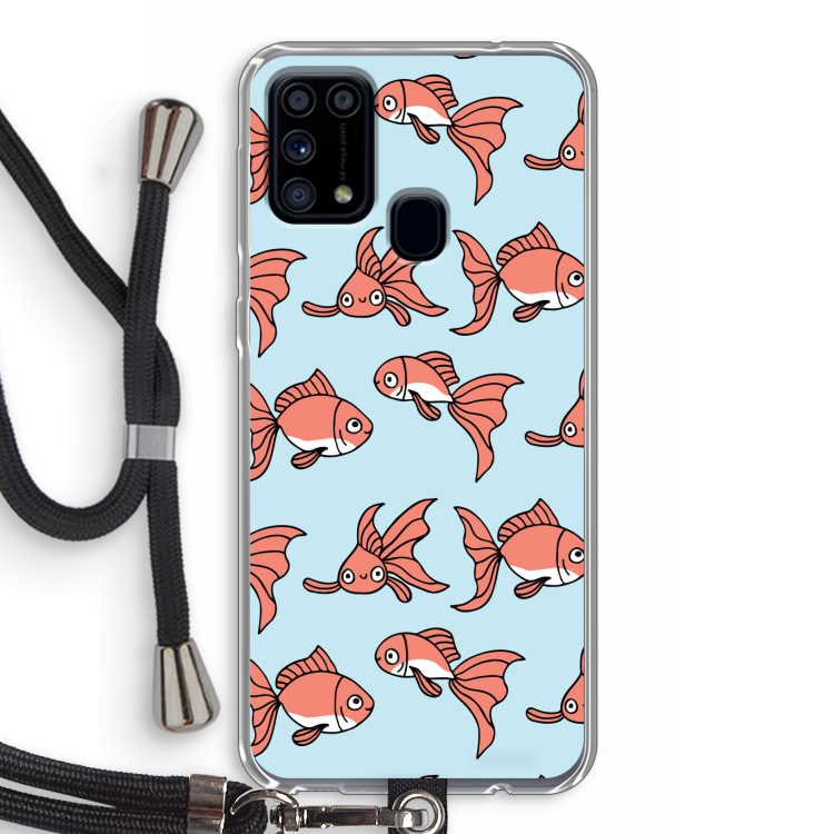 Blub: Samsung Galaxy M31 Transparant Hoesje met koord