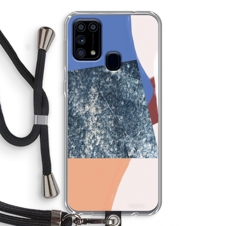 Billy: Samsung Galaxy M31 Transparant Hoesje met koord