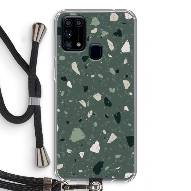 Terrazzo N°19: Samsung Galaxy M31 Transparant Hoesje met koord