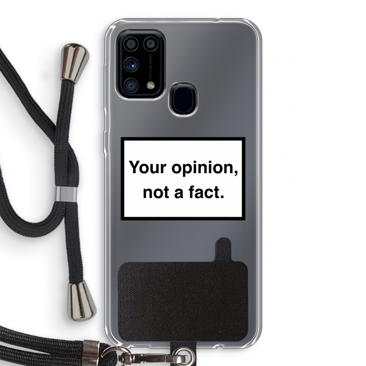Your opinion: Samsung Galaxy M31 Transparant Hoesje met koord