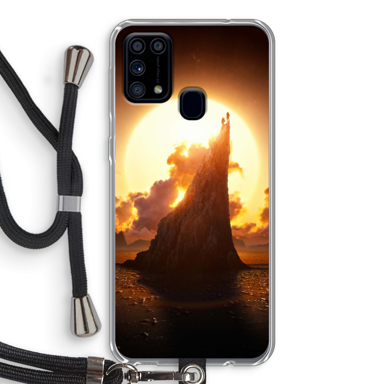 Children of the Sun: Samsung Galaxy M31 Transparant Hoesje met koord