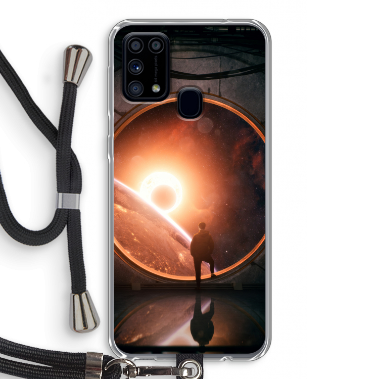 Ephemeral: Samsung Galaxy M31 Transparant Hoesje met koord