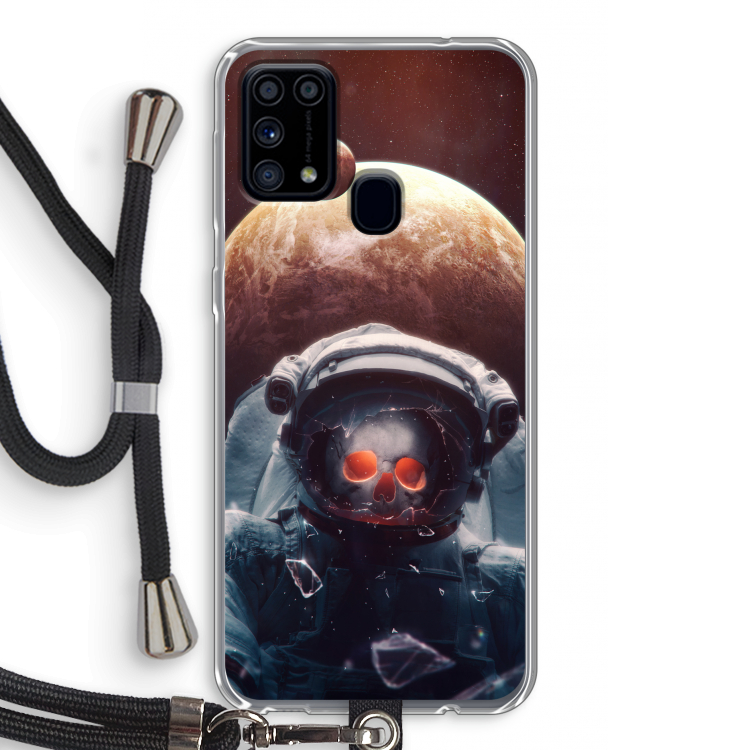 Voyager: Samsung Galaxy M31 Transparant Hoesje met koord
