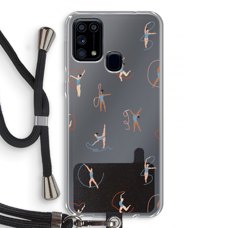 Dancing #3: Samsung Galaxy M31 Transparant Hoesje met koord