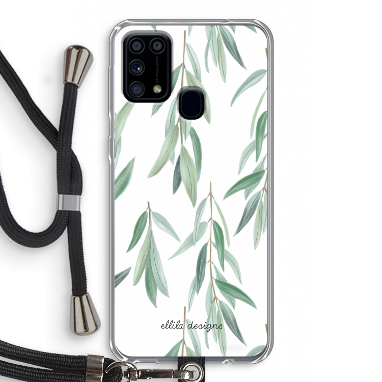 Branch up your life: Samsung Galaxy M31 Transparant Hoesje met koord