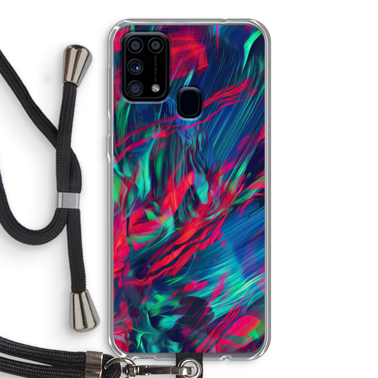 Pilgrims Of The Sea: Samsung Galaxy M31 Transparant Hoesje met koord