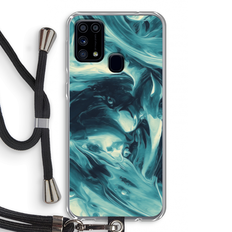 Dreaming About Whales: Samsung Galaxy M31 Transparant Hoesje met koord
