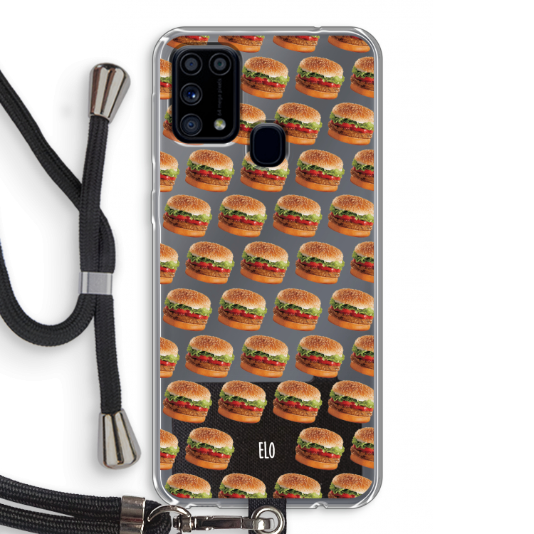 Giants: Samsung Galaxy M31 Transparant Hoesje met koord