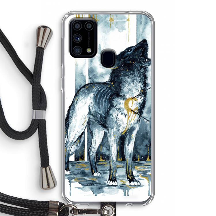 Bleeding Soul: Samsung Galaxy M31 Transparant Hoesje met koord