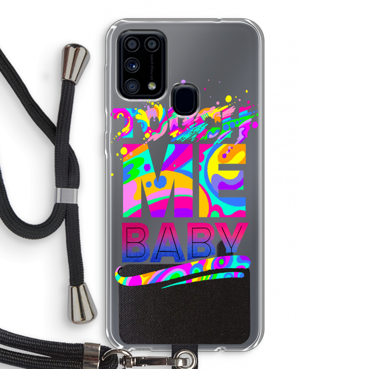 Touch Me: Samsung Galaxy M31 Transparant Hoesje met koord