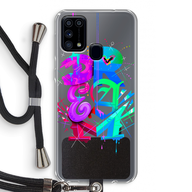 Dream: Samsung Galaxy M31 Transparant Hoesje met koord