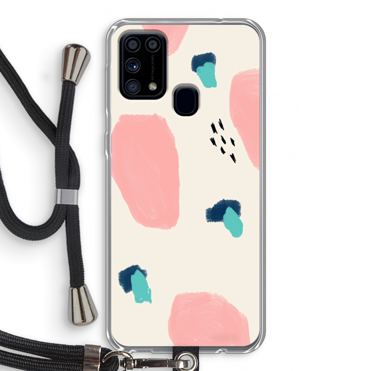 Monday Surprise: Samsung Galaxy M31 Transparant Hoesje met koord