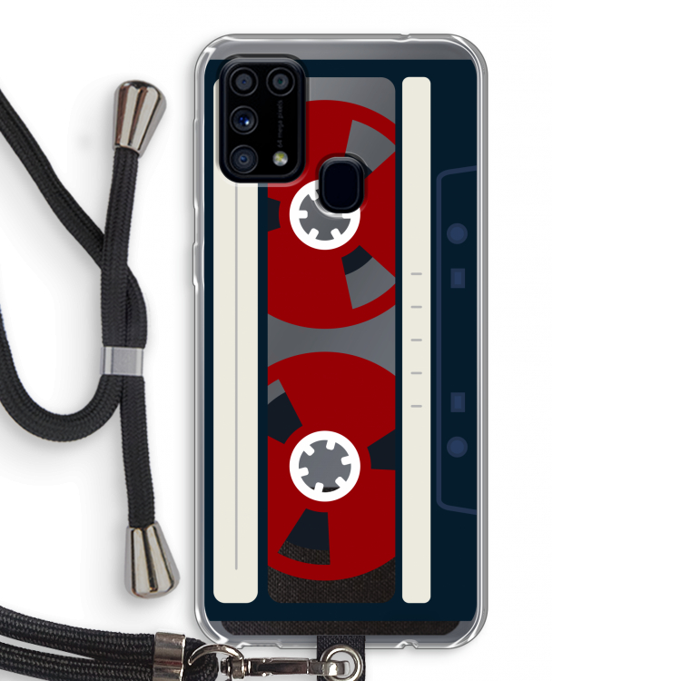 Here's your tape: Samsung Galaxy M31 Transparant Hoesje met koord