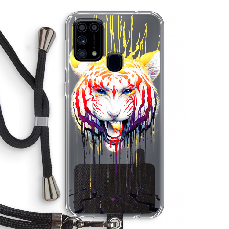 Fading: Samsung Galaxy M31 Transparant Hoesje met koord