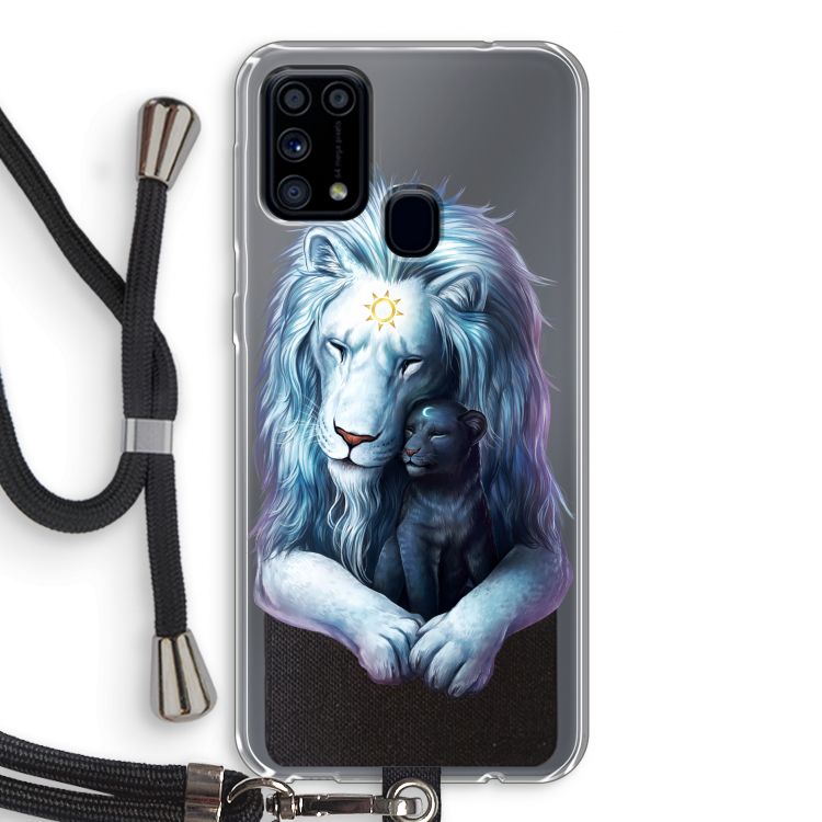 Child Of Light: Samsung Galaxy M31 Transparant Hoesje met koord