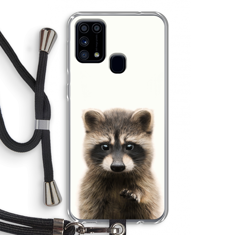 Rocco: Samsung Galaxy M31 Transparant Hoesje met koord
