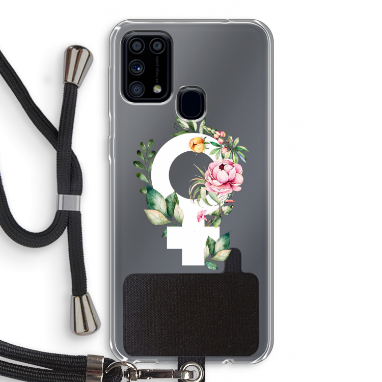 Venus: Samsung Galaxy M31 Transparant Hoesje met koord