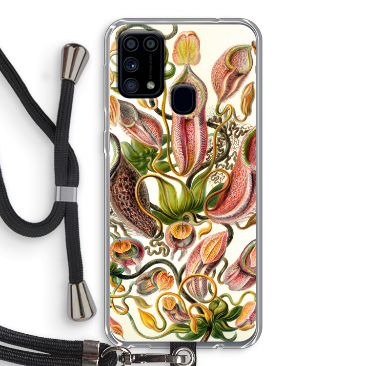 Haeckel Nepenthaceae: Samsung Galaxy M31 Transparant Hoesje met koord