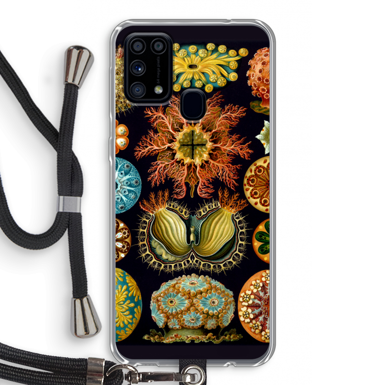 Haeckel Ascidiae: Samsung Galaxy M31 Transparant Hoesje met koord