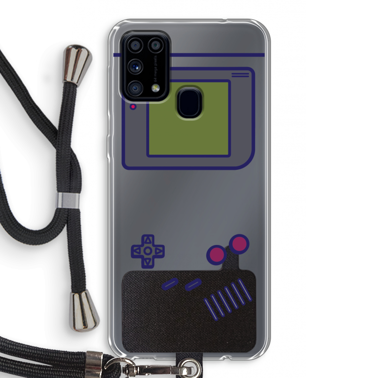 Game On: Samsung Galaxy M31 Transparant Hoesje met koord