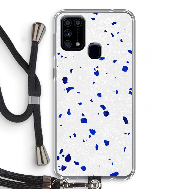 Terrazzo N°5: Samsung Galaxy M31 Transparant Hoesje met koord