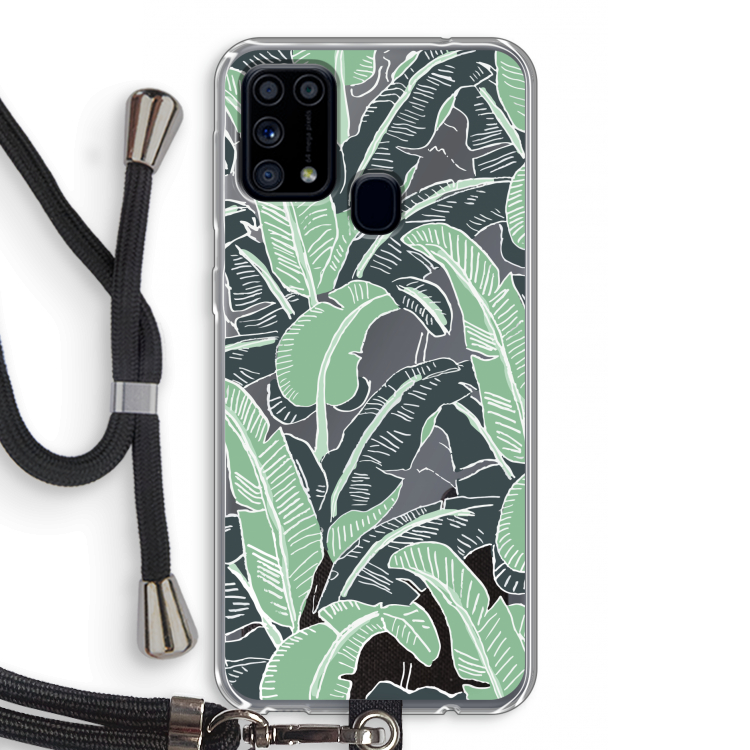 This Sh*t Is Bananas: Samsung Galaxy M31 Transparant Hoesje met koord