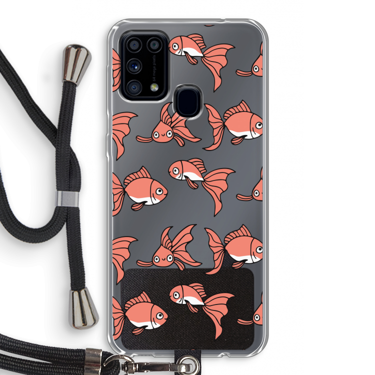 Blub: Samsung Galaxy M31 Transparant Hoesje met koord