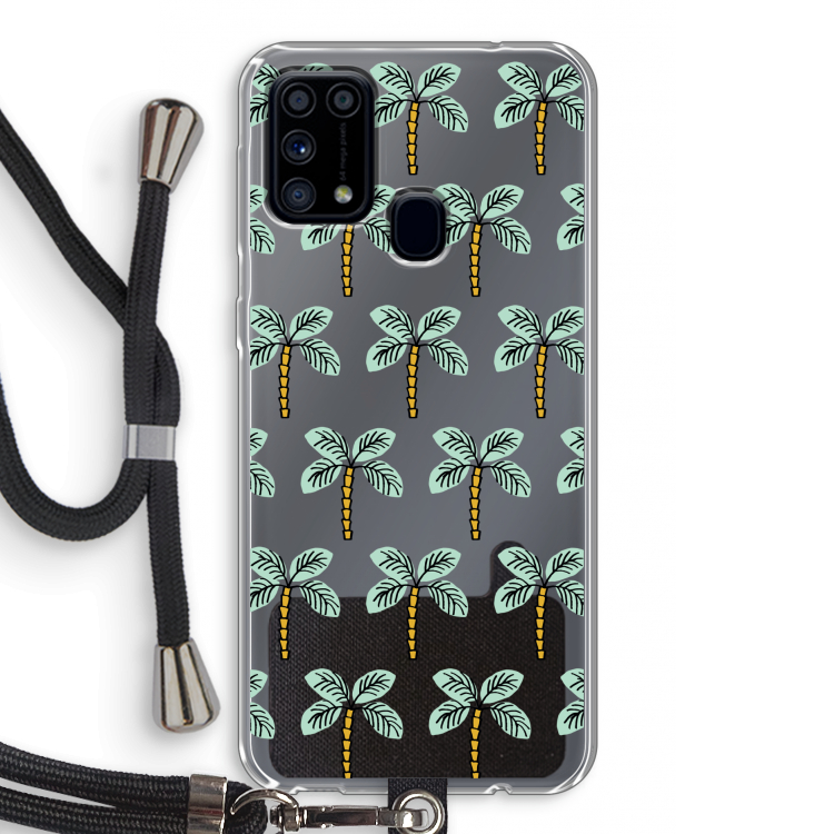 Paradise: Samsung Galaxy M31 Transparant Hoesje met koord