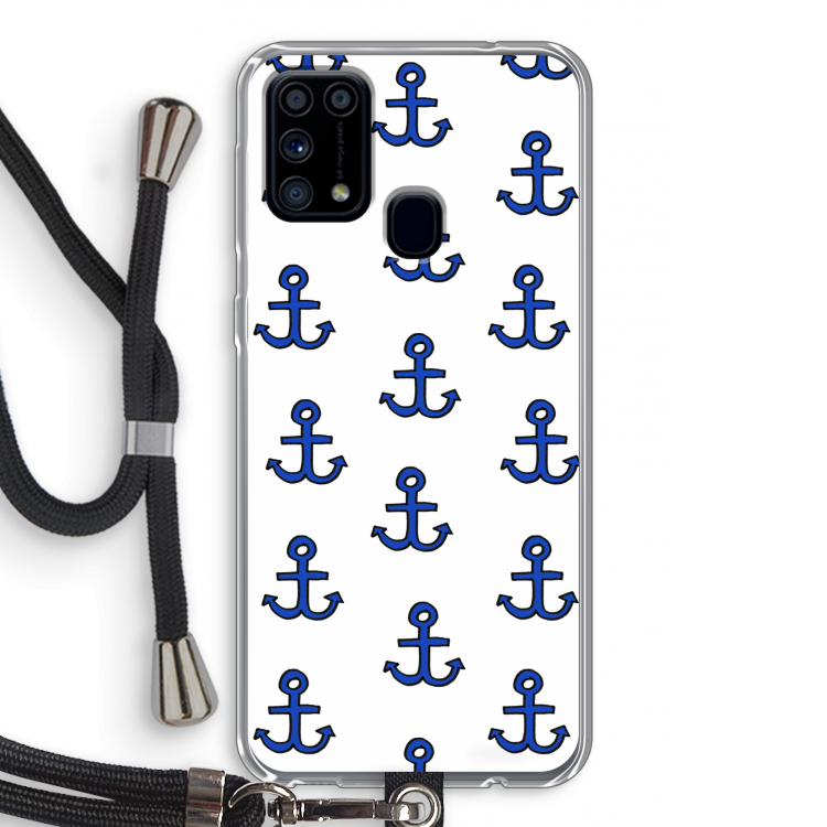 Ankers: Samsung Galaxy M31 Transparant Hoesje met koord